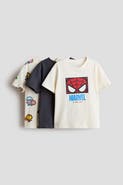 H&M 3-pack Printed T-shirts