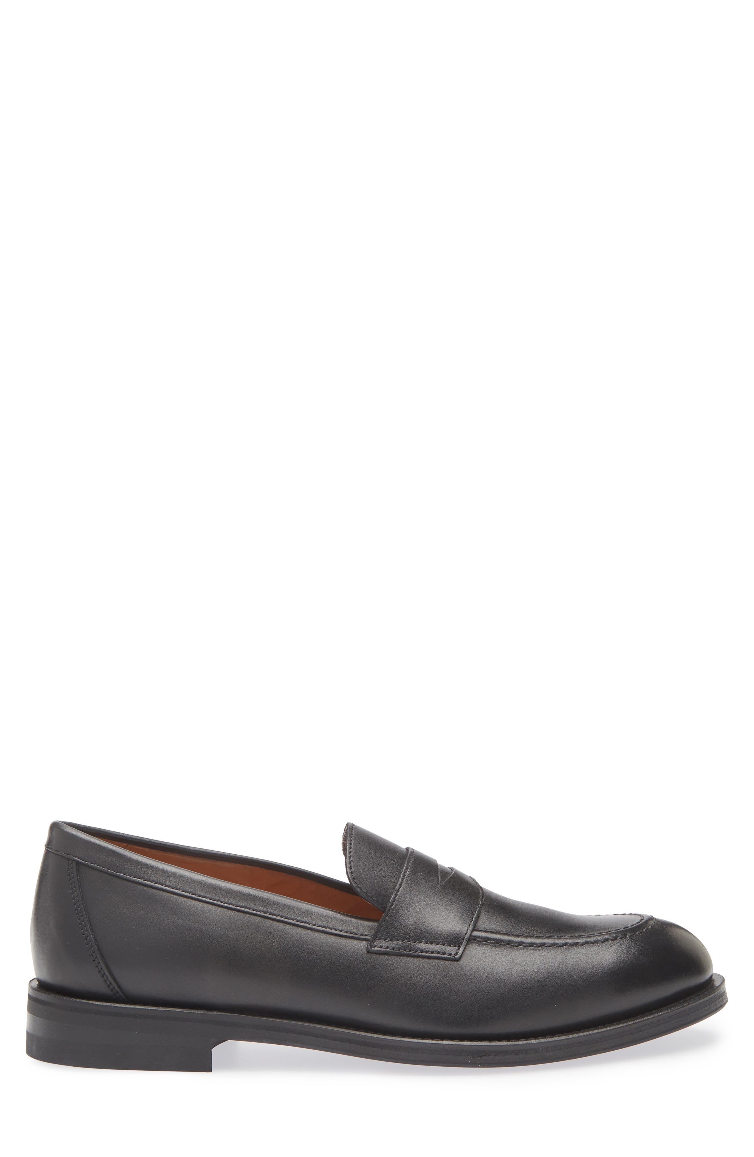 Gentle Souls Porto Penny Loafer, Alternate, color, Black