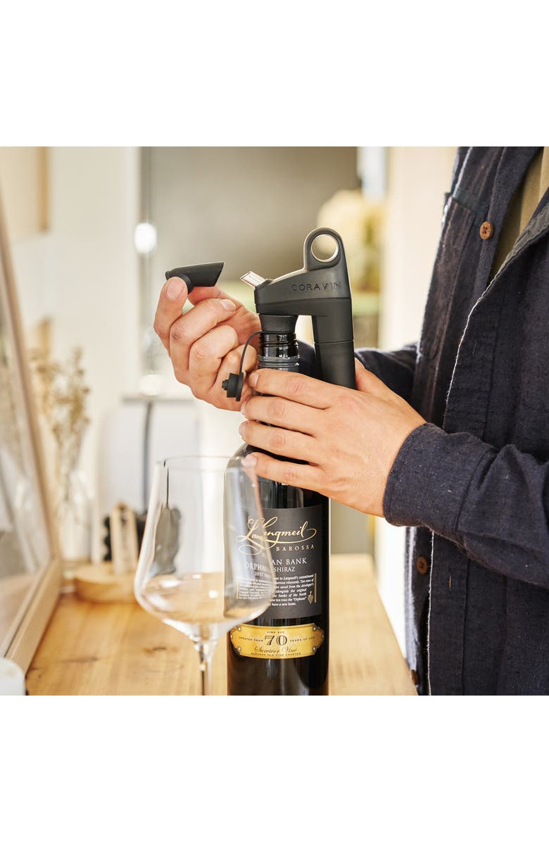 Coravin Pivot<sup>™</sup>+ Wine Preservation System, Alternate, color, Black