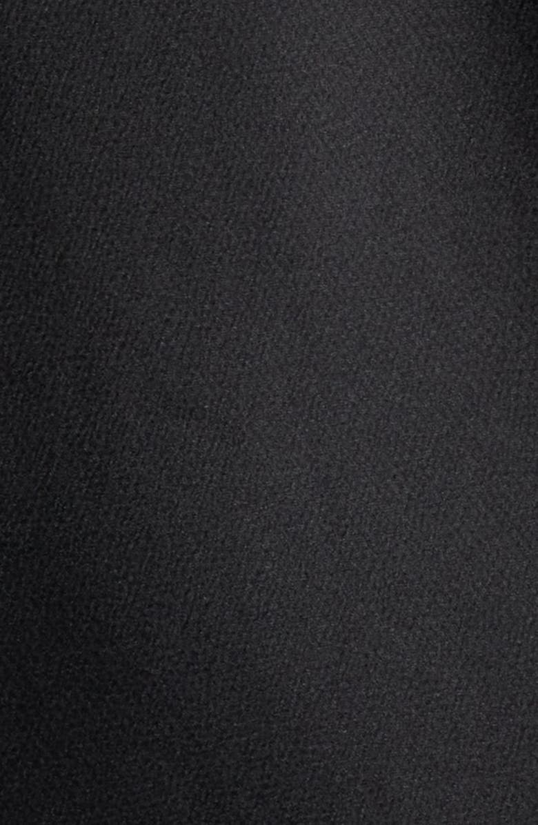 Topshop Long Bell Sleeve Minidress, Alternate, color, Black