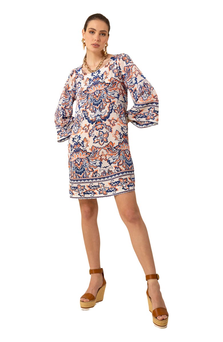 Hale Bob Flora Silk Dress, Main, color,