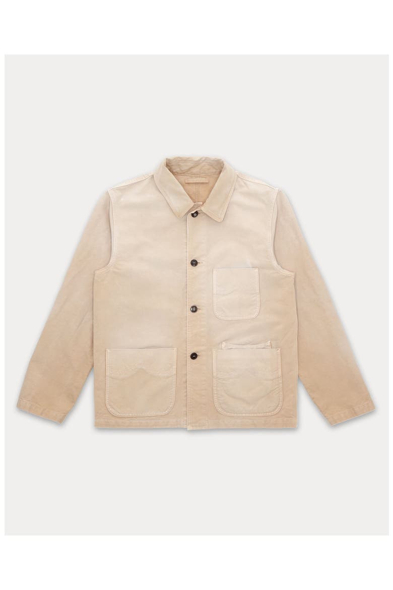 Montana Sunfaded Cotton Jacket, Main, color, Beige