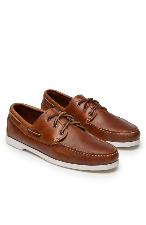 Quoddy Head Boat Shoe In Brown