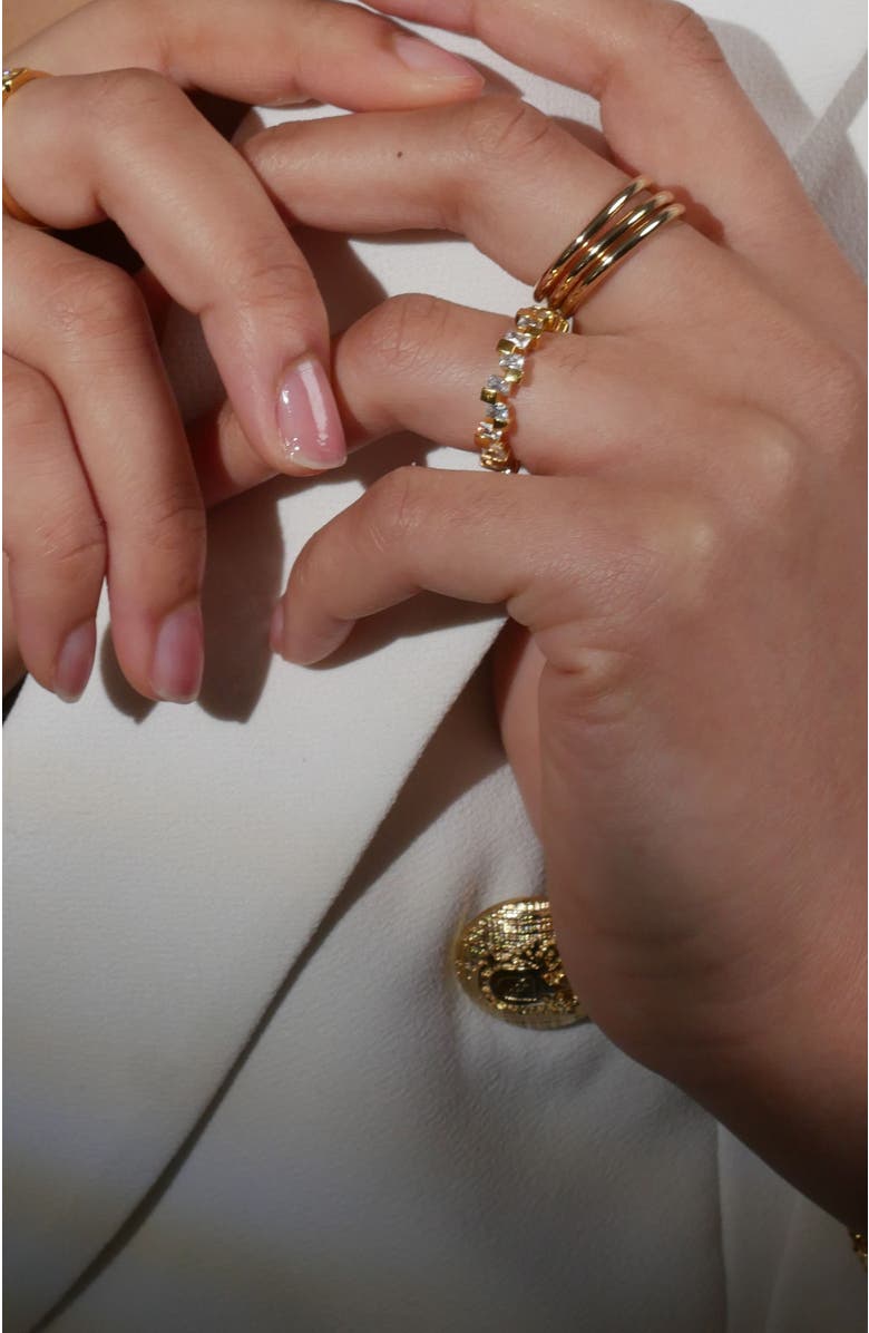 Gwen Beloti Gold Block Stone Ring, Alternate, color, 