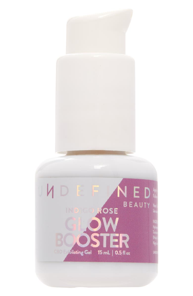 Undefined Beauty Glow Booster CBD Exfoliating Gel, Main, color,