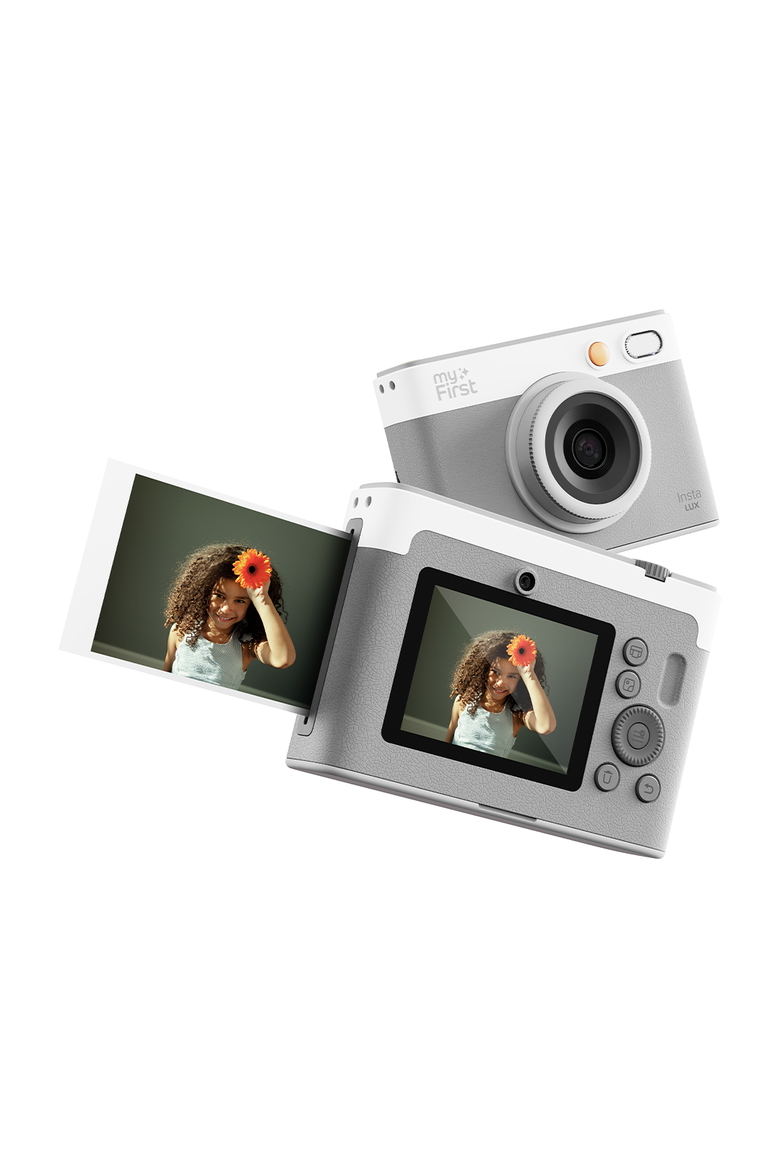 Camera Insta Lux - Full Color Instant Print Digital Camera, Alternate, color, Gray
