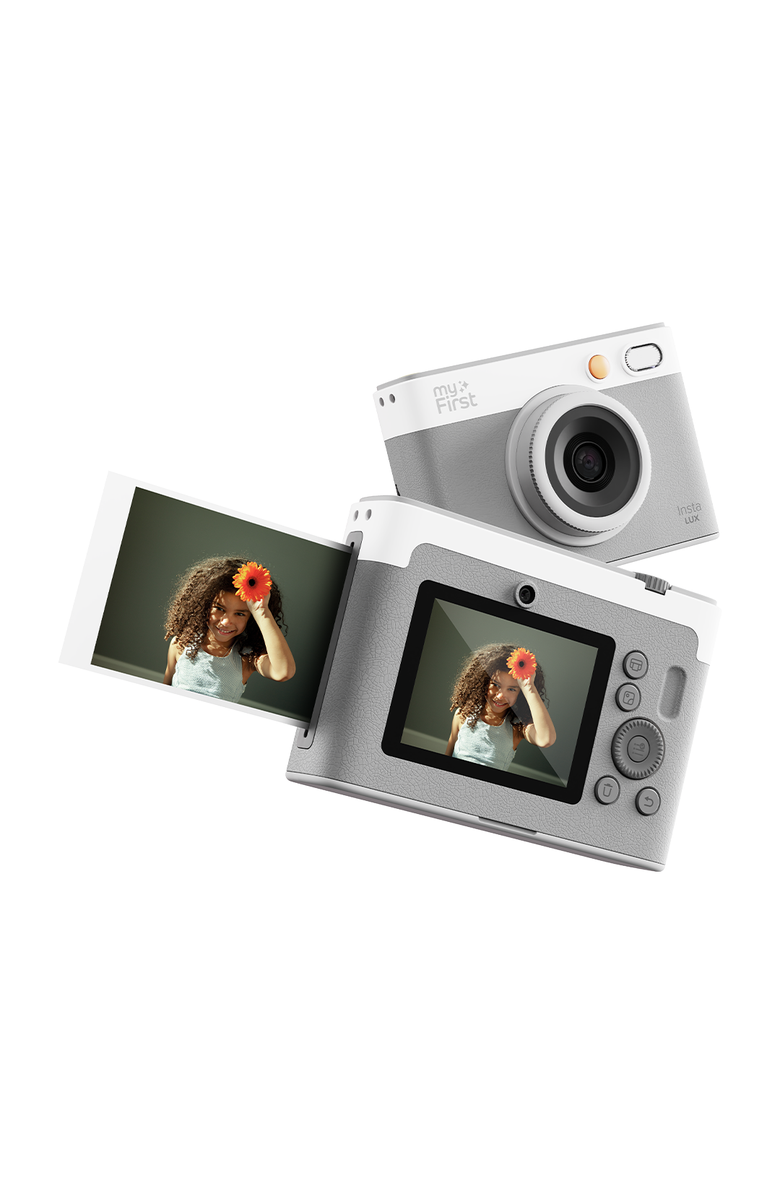 myFirst Camera Insta Lux - Full Color Instant Print Digital Camera, Alternate, color, Gray