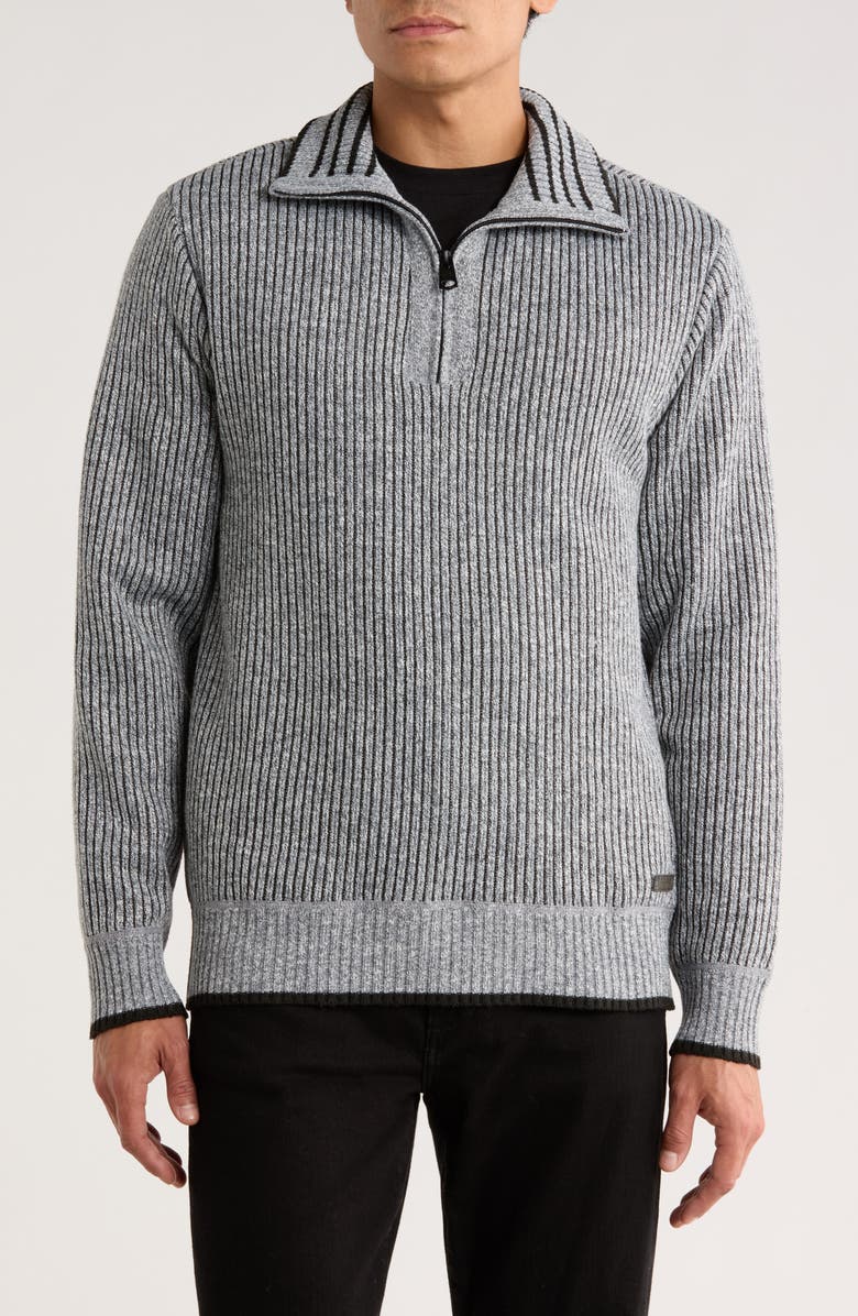 Buffalo Jeans Warnery Pullover, Main, color, Light Grey Mix
