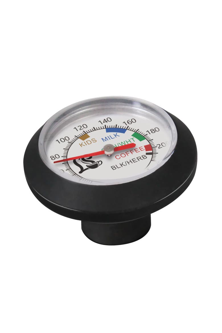 Stainless Steel Kettle w/ Beverage Thermometer, 1.2L Silver, Alternate, color, Metallic Silver