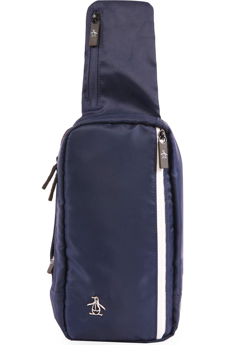 Original Penguin Pete Sling Bag, Main, color, Navy