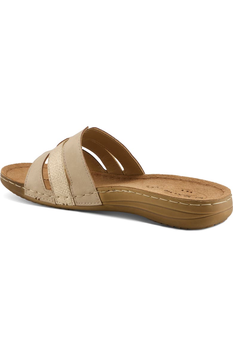 Flexus by Spring Step Tethys Slide Sandal, Alternate, color, Bone