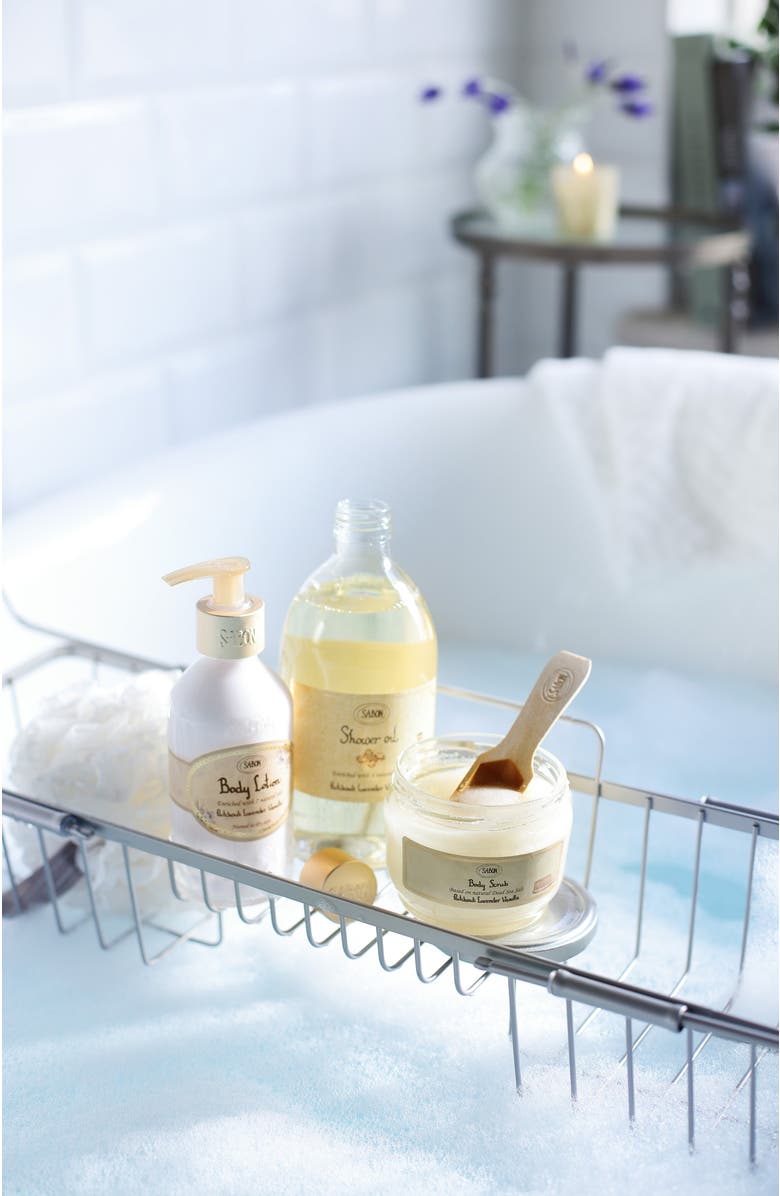 SABON Shower Oil Patchouli Lavender Vanilla, Alternate, color, 500 Ml