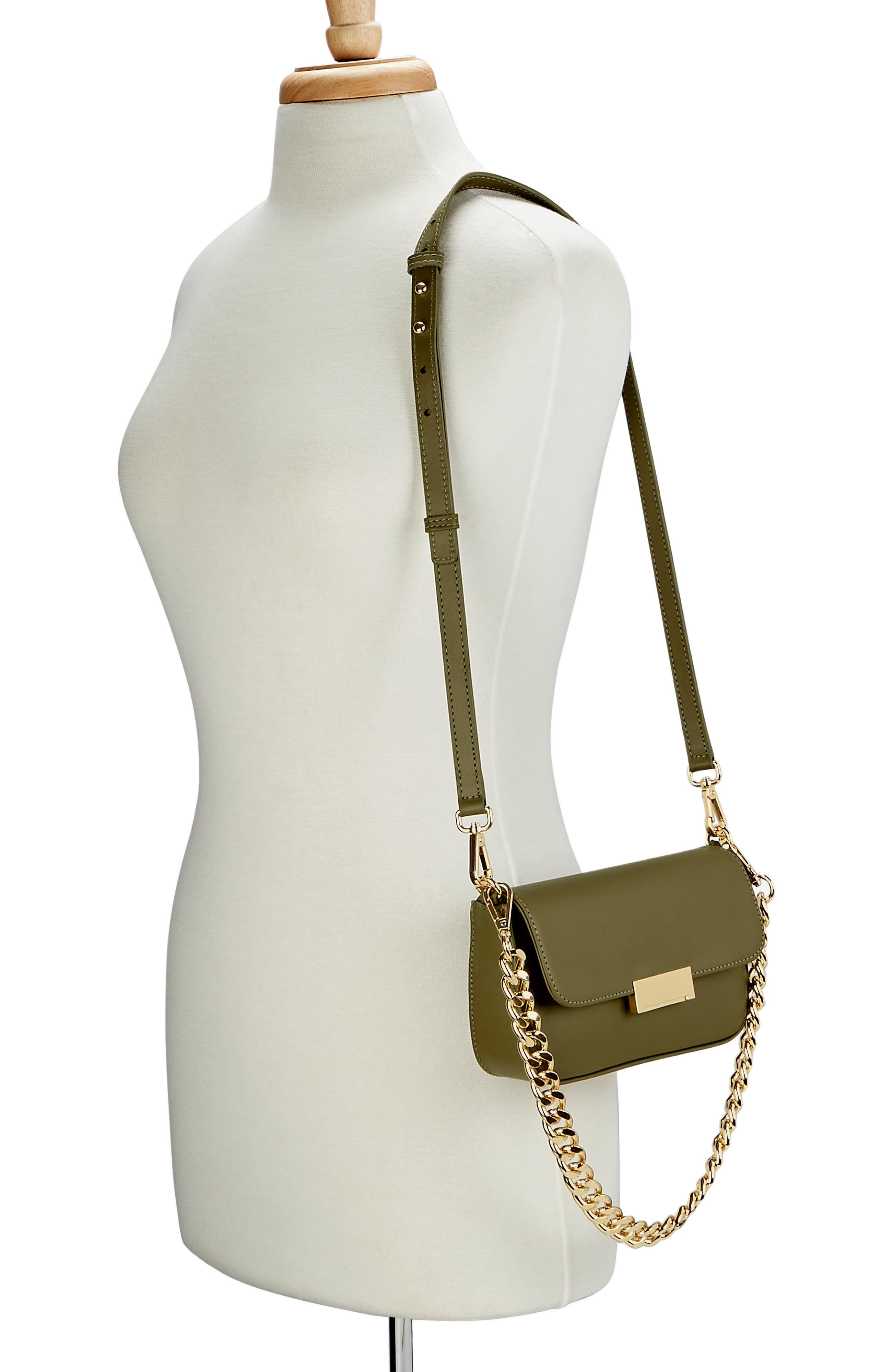 EDIE SHOULDER BAG, Alternate, color, OLIVE