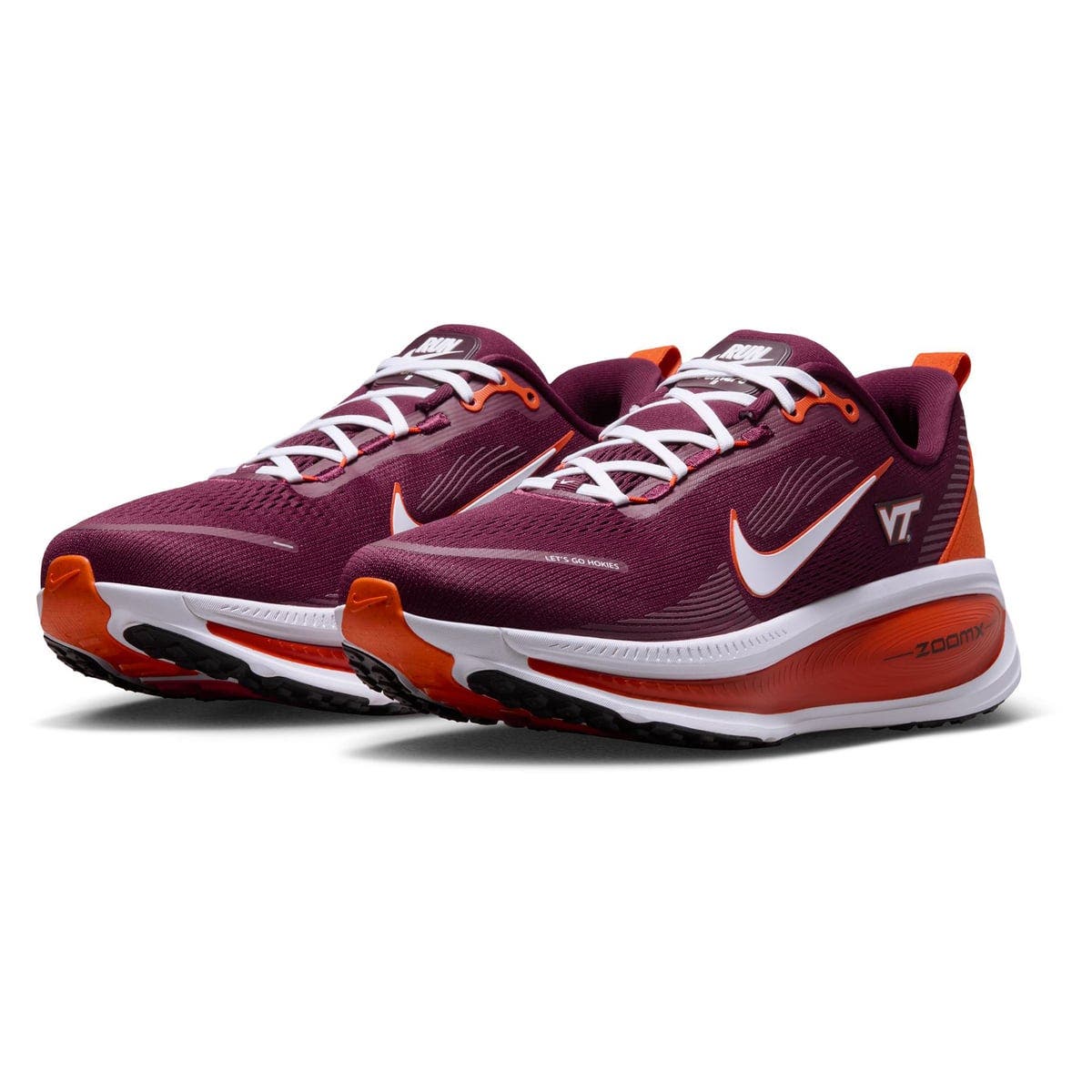 Men's Nike Virginia Tech Hokies Vomero 18 Running Shoes, Main, color, Maroon