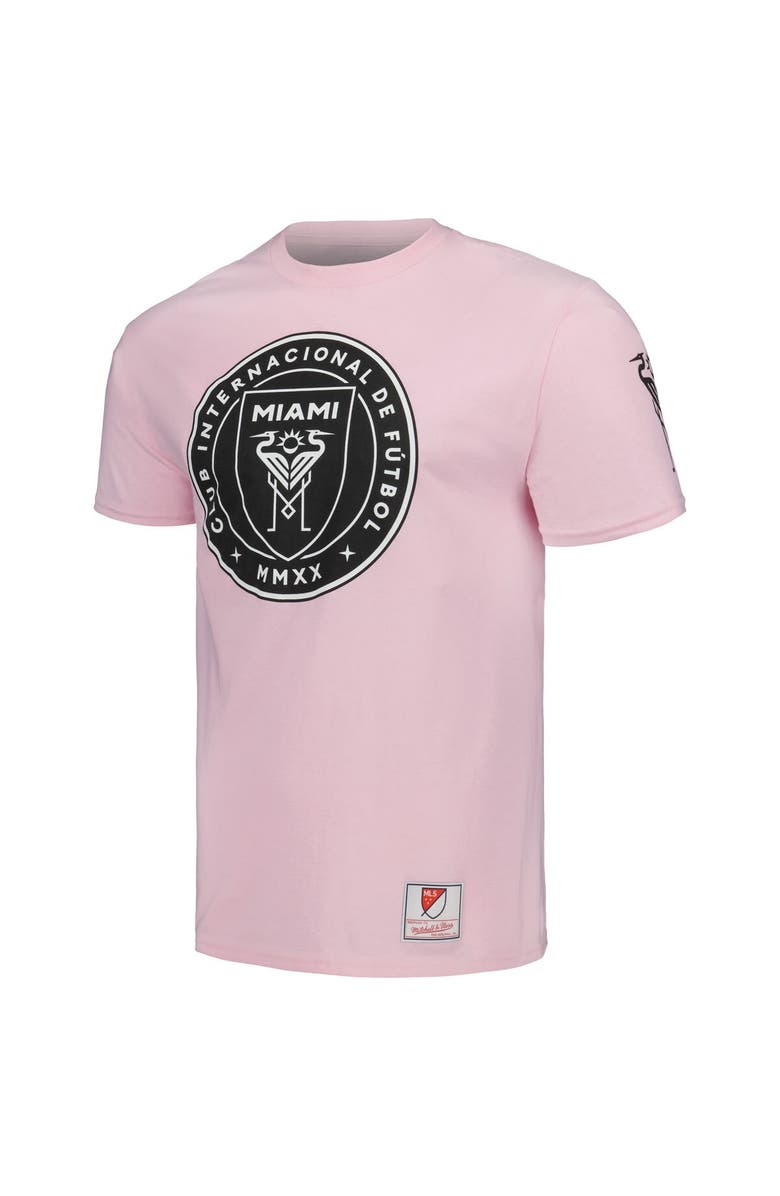 Mitchell & Ness Men's Mitchell & Ness Pink Inter Miami CF Team Trio Lockup T-Shirt, Alternate, color, 