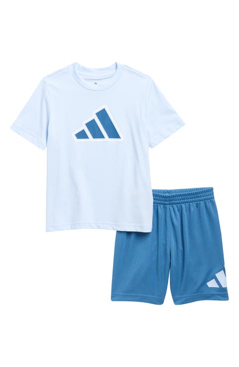 Kids' Logo T-Shirt & Woven Shorts Set (Little Kid)