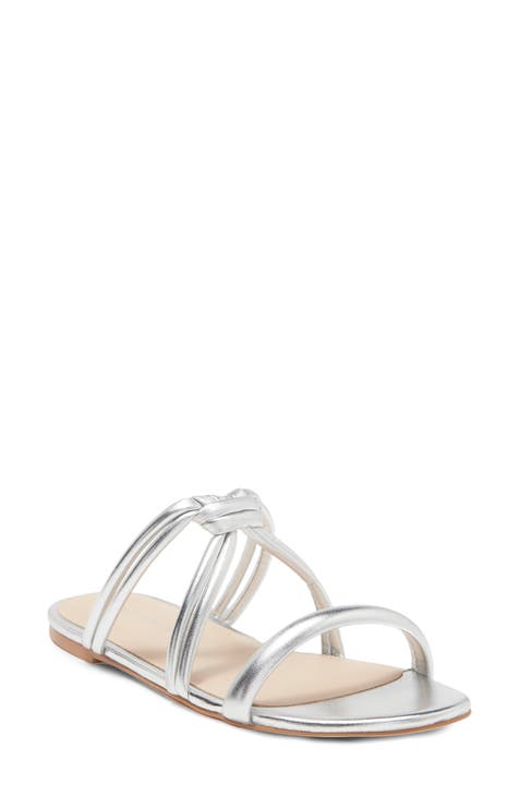 Square Toe Twisted Knot Sandal (Women)