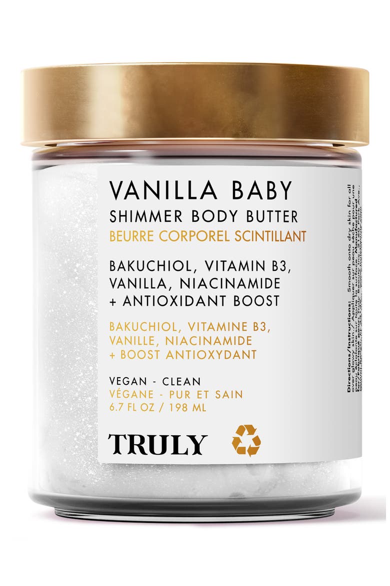 Vanilla Baby Shimmer Body Butter, Main, color, NO COLOR