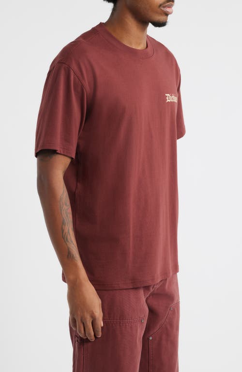 Dickies Dickie Diner Cotton Graphic T-shirt In Brown