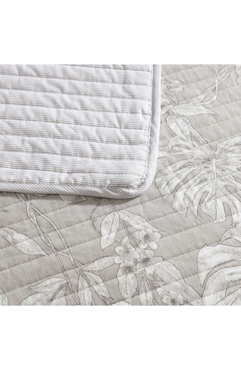 Tommy Bahama Jungle Toile Reversible Quilt & Sham Set, Alternate, color, Beige