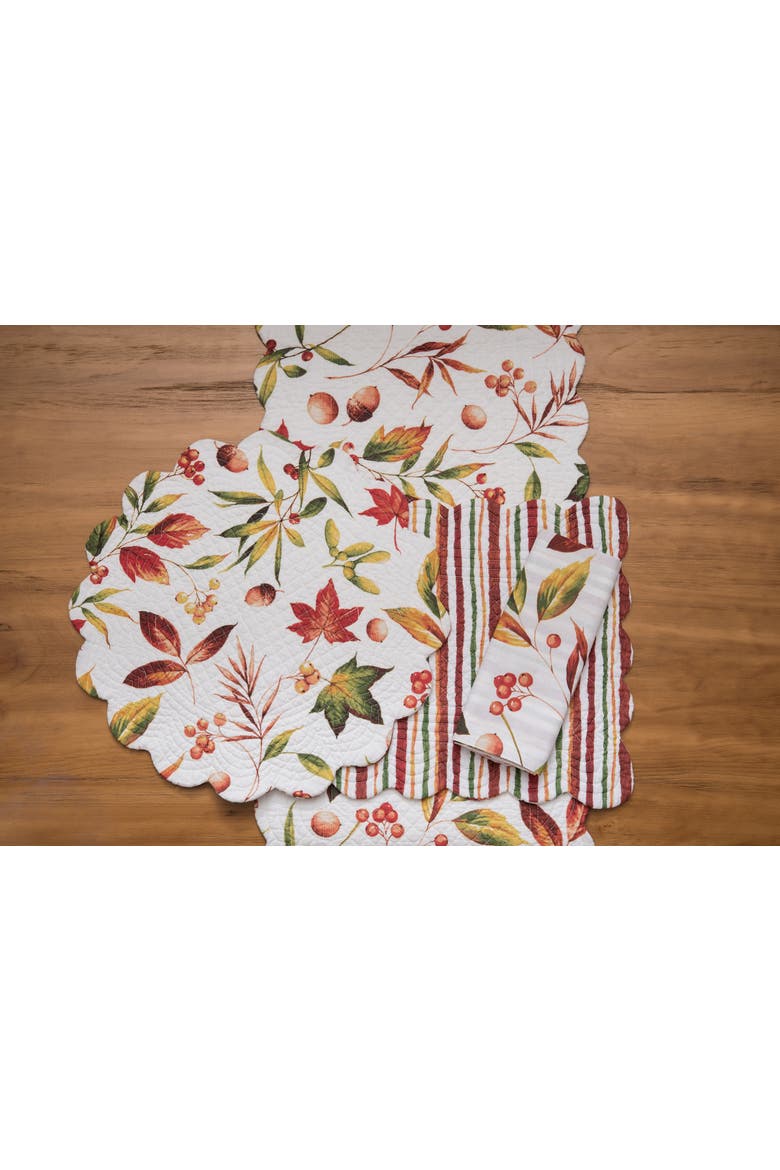 Camilla Table Runner 14" x 51", Alternate, color, Orange