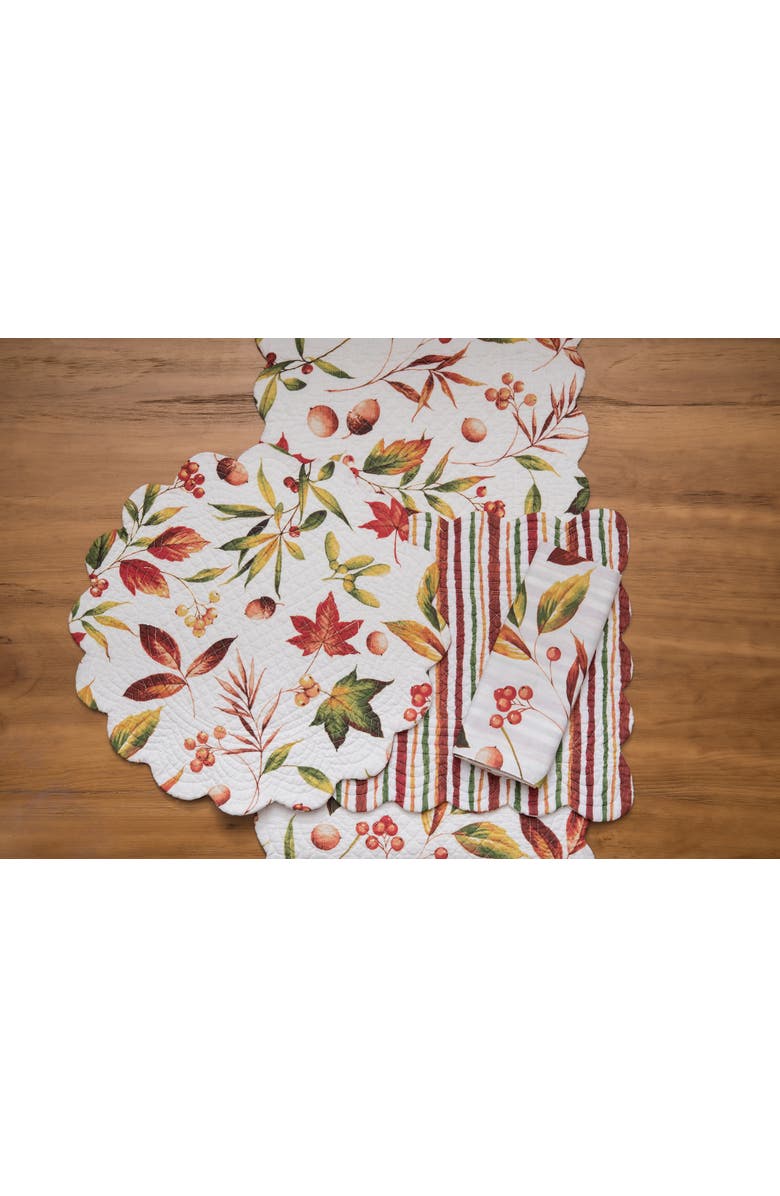 C&F Home Camilla Table Runner 14" x 51", Alternate, color, Orange