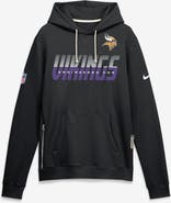 Nike Men's Nike Black Minnesota Vikings Sideline Standard Issue Top Prospect Dri-FIT Hoodie