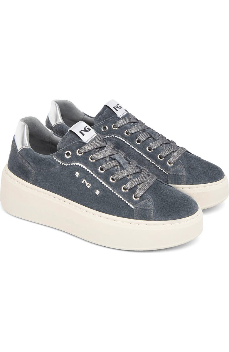 NeroGiardini Platform Sneaker, Main, color, Denim
