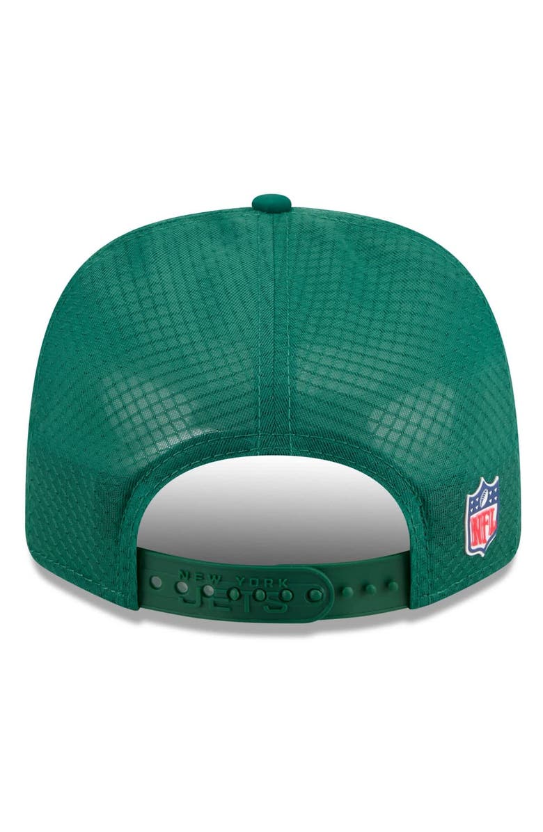 New Era Men's New Era Green New York Jets 2025 Sideline 9SEVENTY Trucker Adjustable Hat, Alternate, color, Green