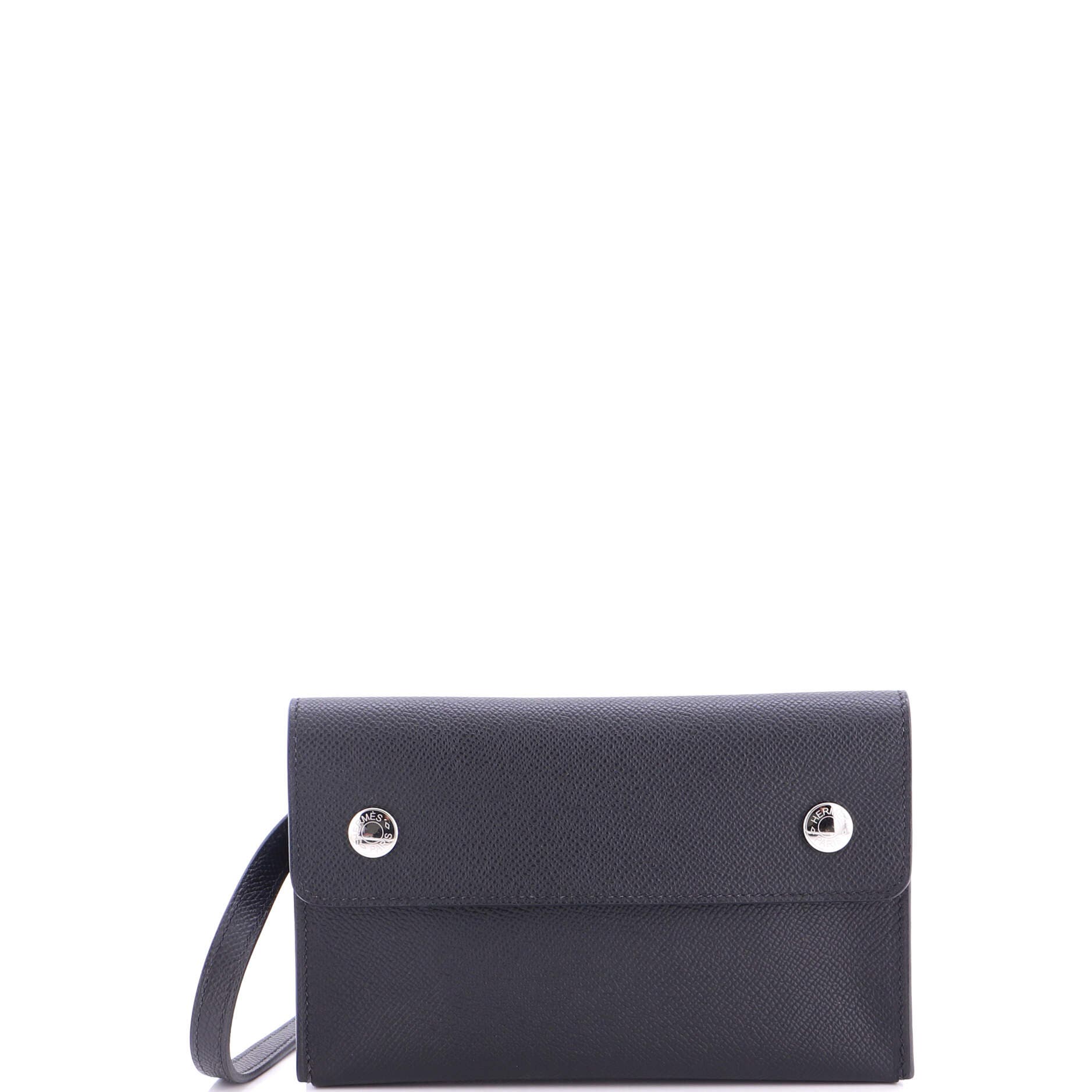 Hermesnap Wallet Bag Epsom, Main, color, Black