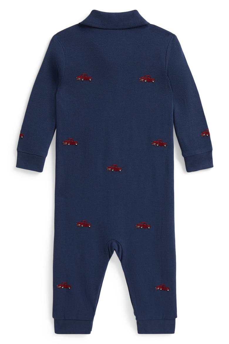 Kids' Truck Mesh Coverall, Alternate, color, RUSTIC NAVY
