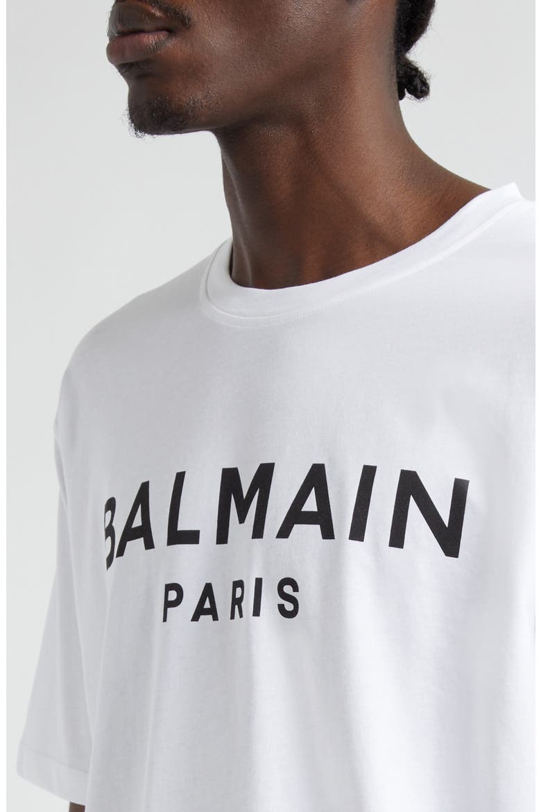 Organic Cotton Logo Graphic T-Shirt, Alternate, color, GAB WHITE/ BLACK