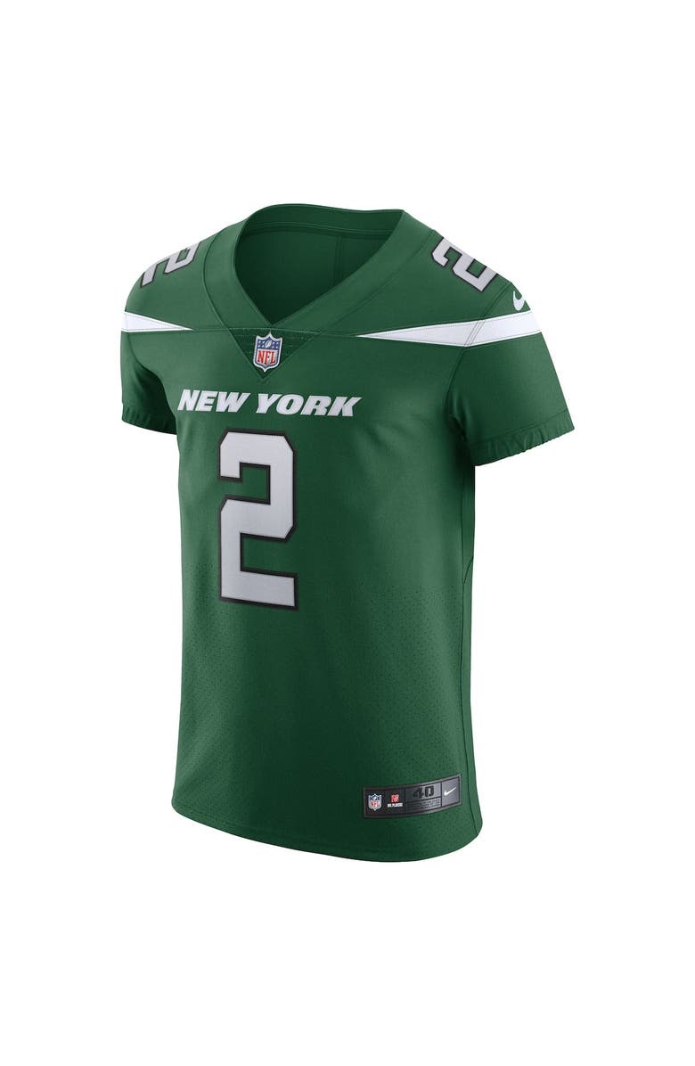 Nike Men's Nike Zach Wilson Gotham Green New York Jets Vapor Elite Jersey, Alternate, color, 
