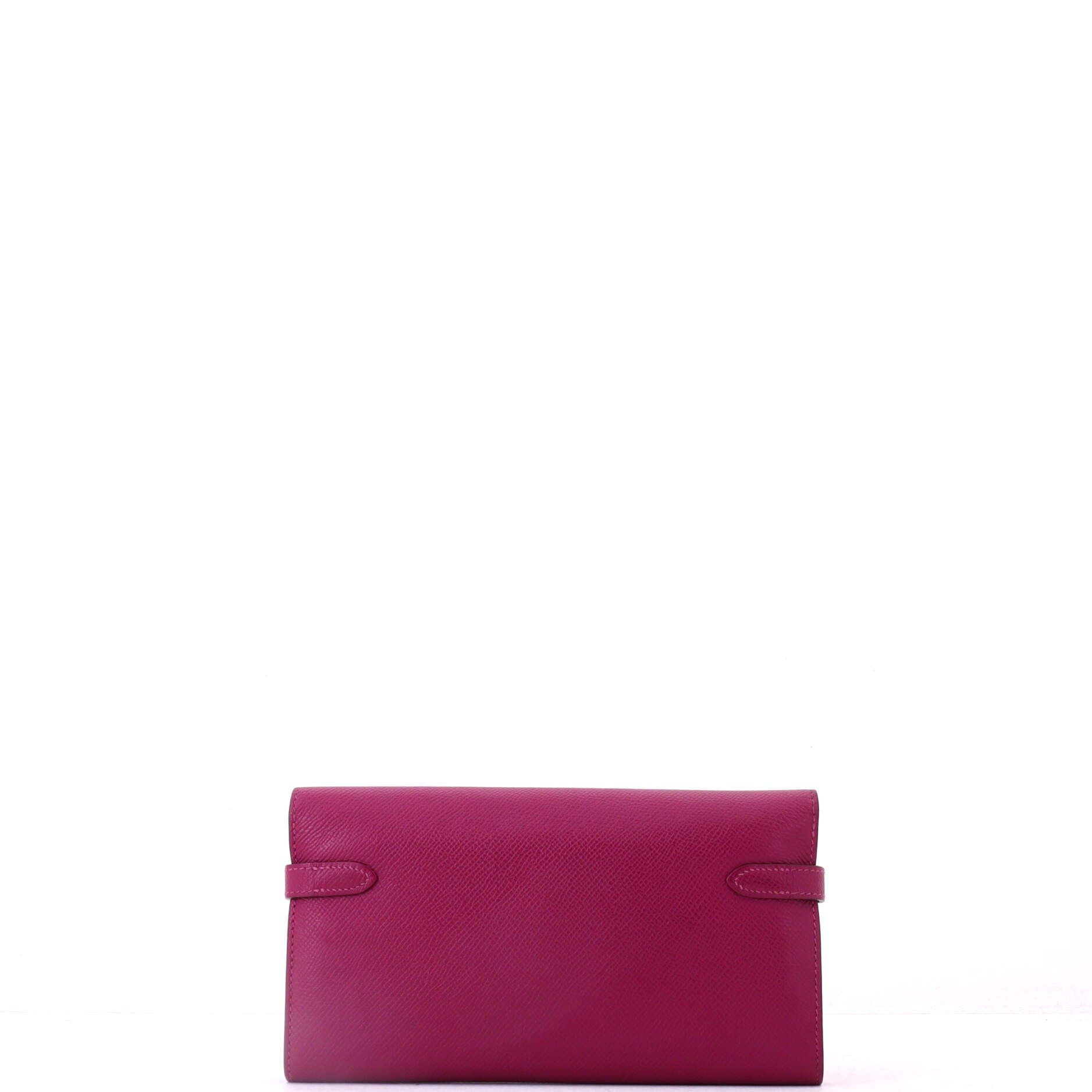 Kelly Wallet Epsom Long, Alternate, color, Pink