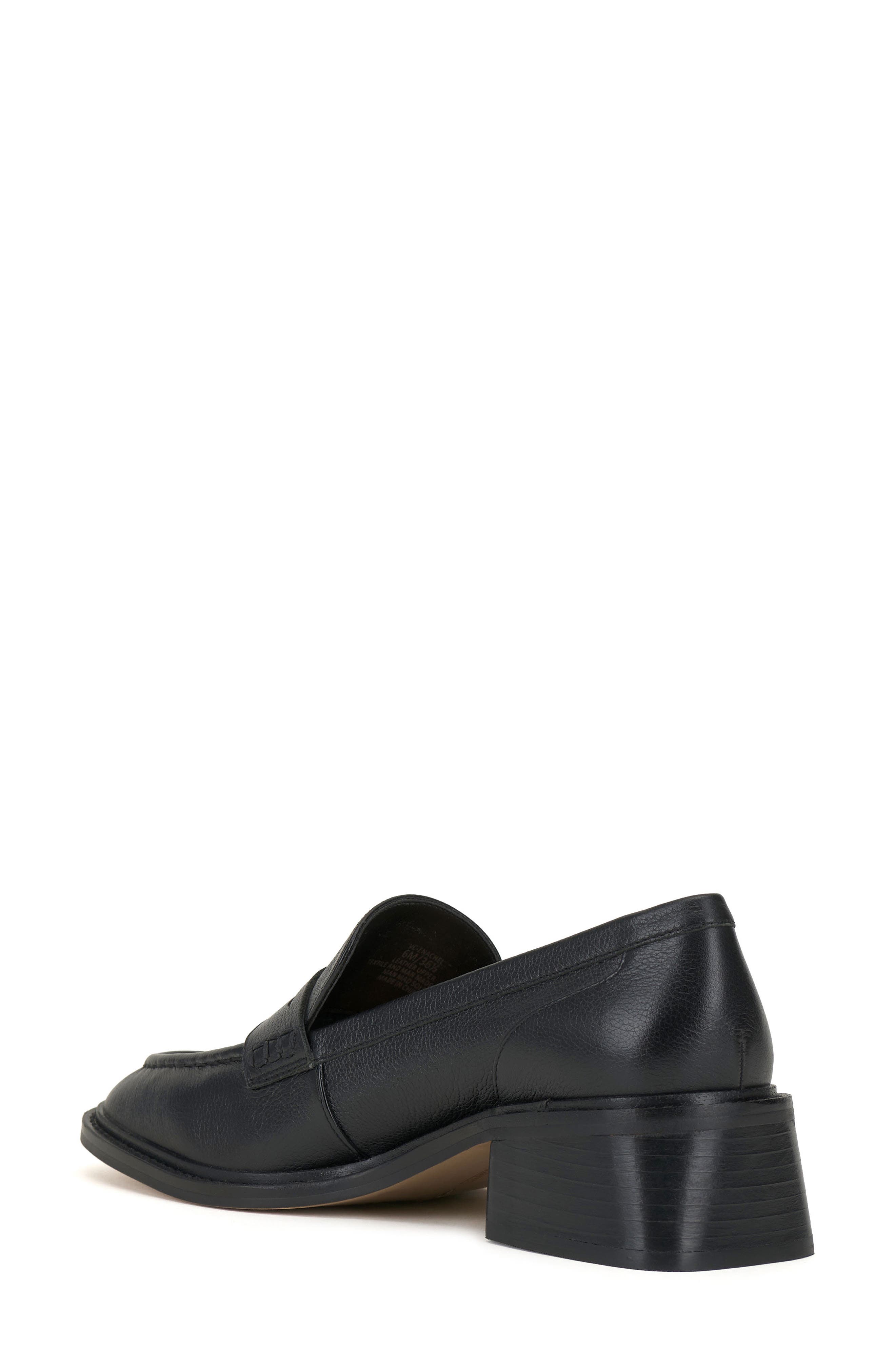 Enachel Penny Loafer, Alternate, color, BLACK BUTCAF