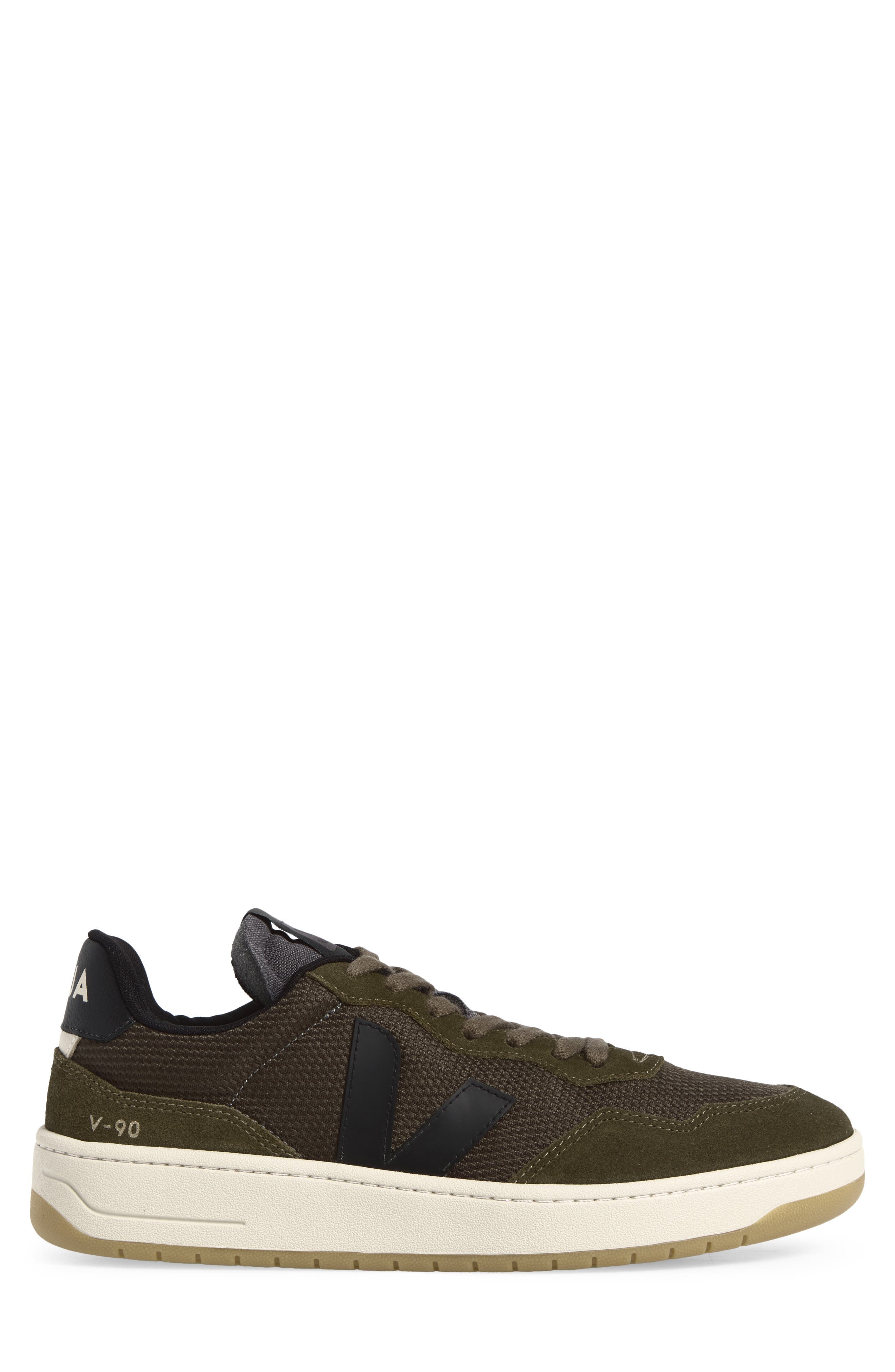 V-90 Sneaker, Alternate, color, OLIVE BLACK