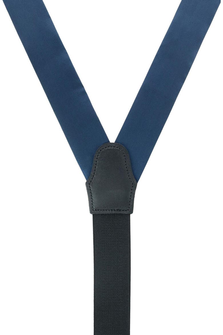 Sutton Silk Suspenders, Alternate, color, NAVY