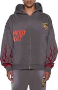 Ksubi Speedrat Full Zip Graphic Hoodie