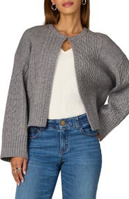 Wit & Wisdom Cable Stitch Rib Cardigan