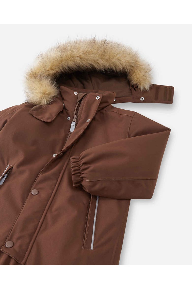 Stavanger ReimaTec winter overall, Alternate, color, Umber Brown