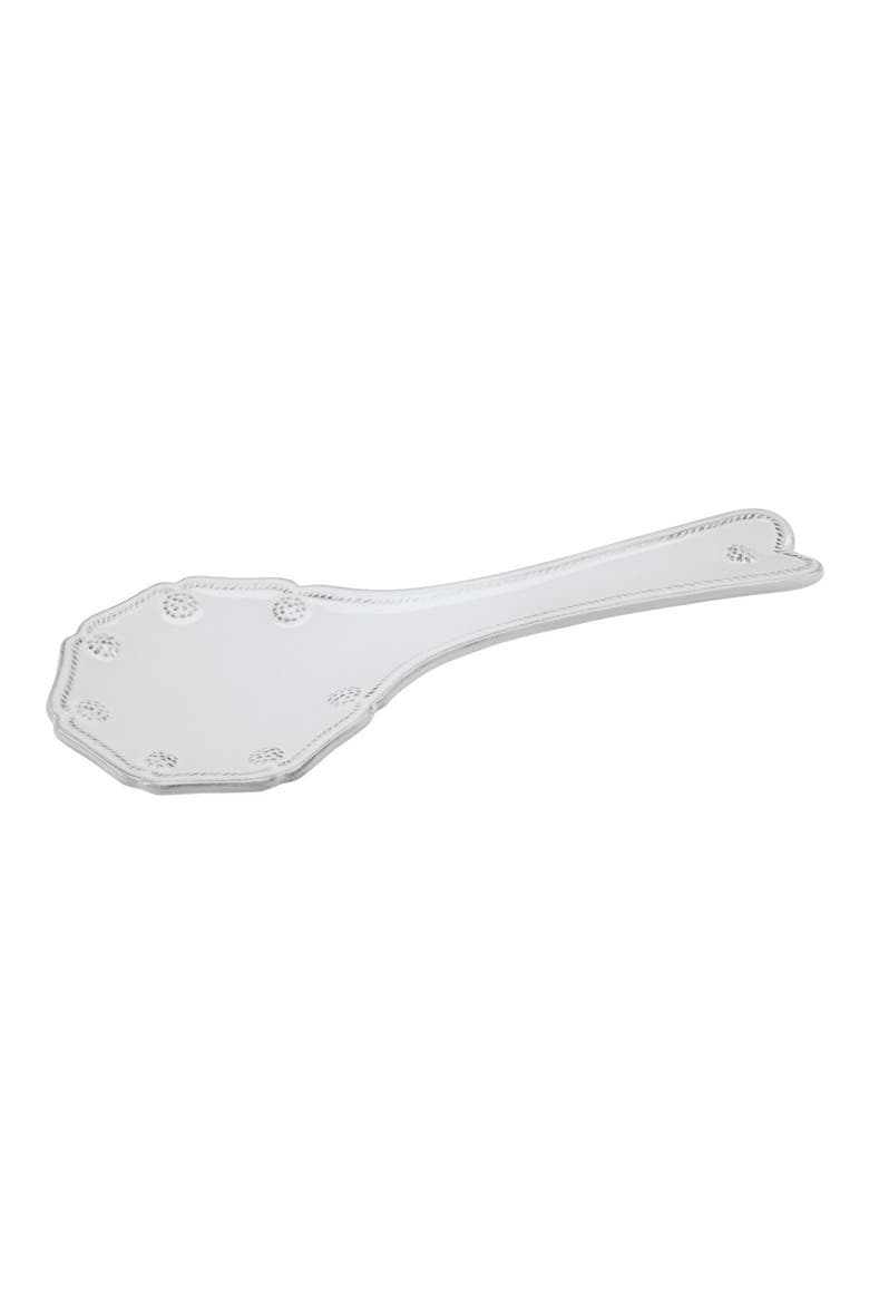 'Berry and Thread' Ceramic Spoon Rest, Main, color, WHITEWASH