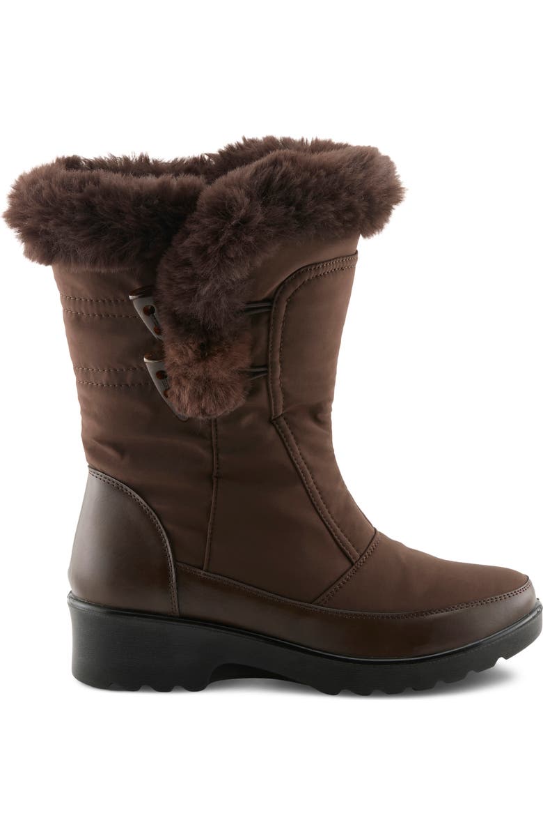 Flexus by Spring Step Tacey Waterproof Winter Boot, Alternate, color, Brown