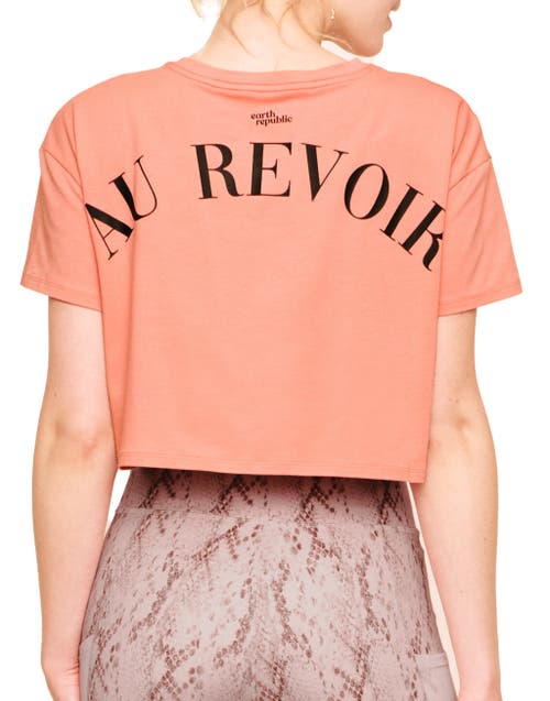 Earth Republic Austyn Cropped Top In Orange