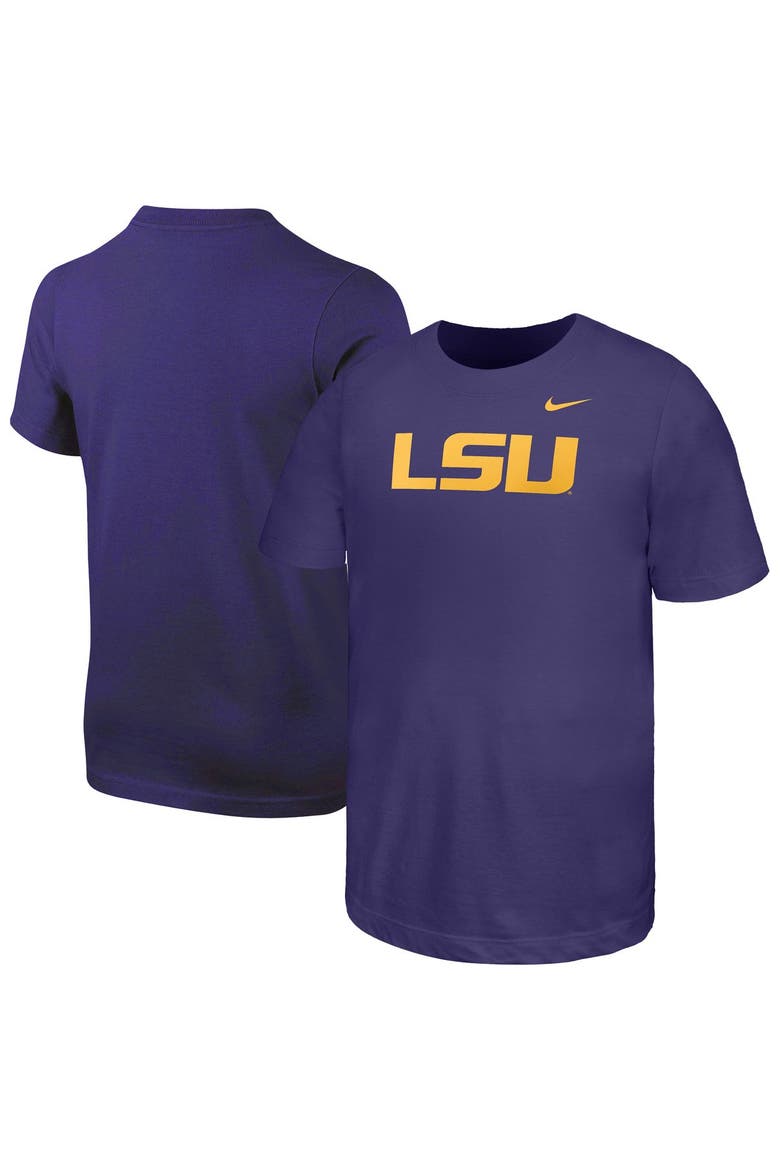 Youth Nike Purple LSU Tigers Logo T-Shirt, Main, color, Purple