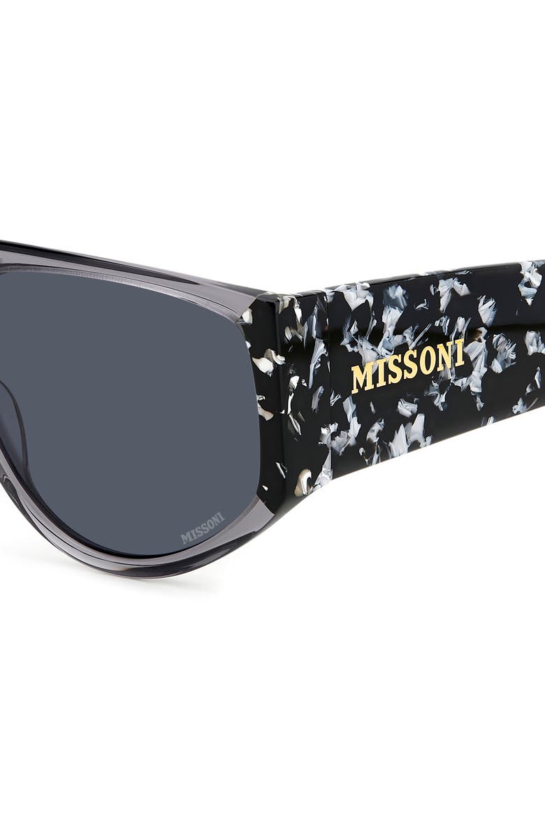 Missoni 61mm Flat Top Sunglasses, Alternate, color, 