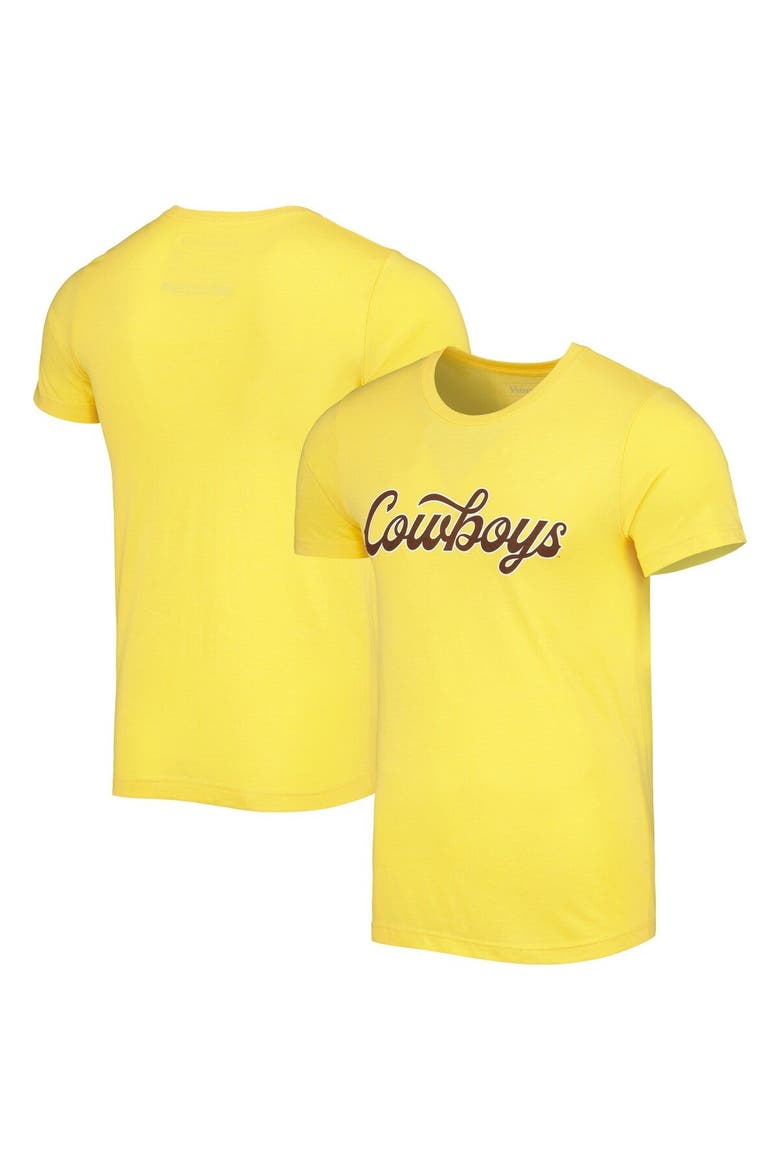 Men's Homefield Heather Gold Wyoming Cowboys T-Shirt, Main, color, Heather Gold
