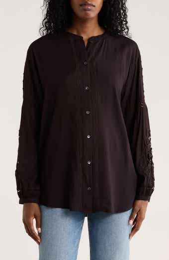 Amuse Society Mozambique Long Sleeve Woven Button-Up Dress