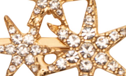 Mimi & Lula Kids' 4-pack Super Sparkle Hair Clips In Gold