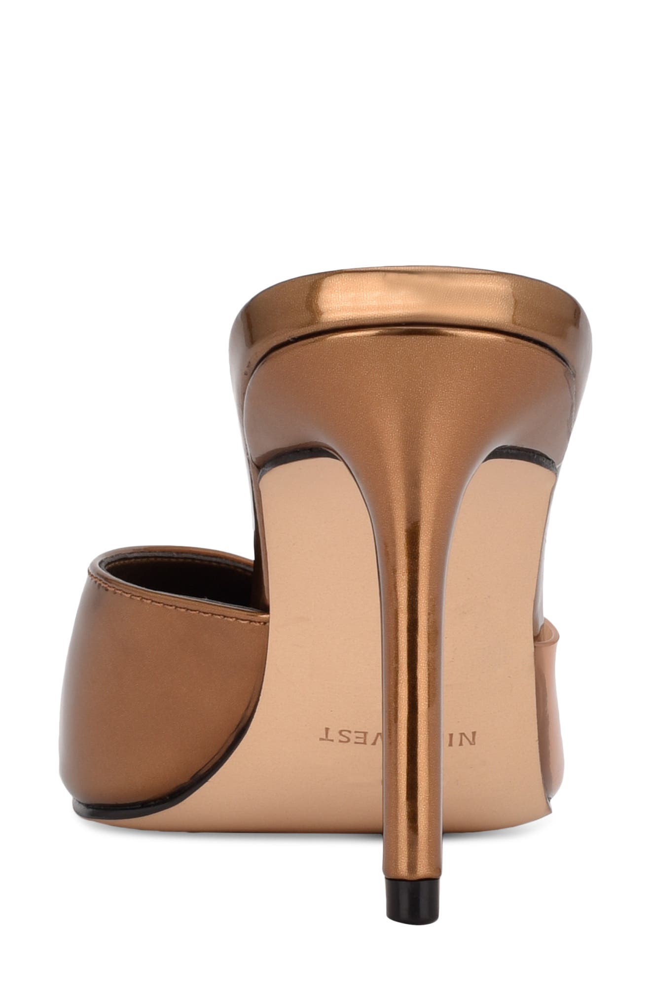 Ellia Pointed Toe Mule, Alternate, color, BRONZE MULTI