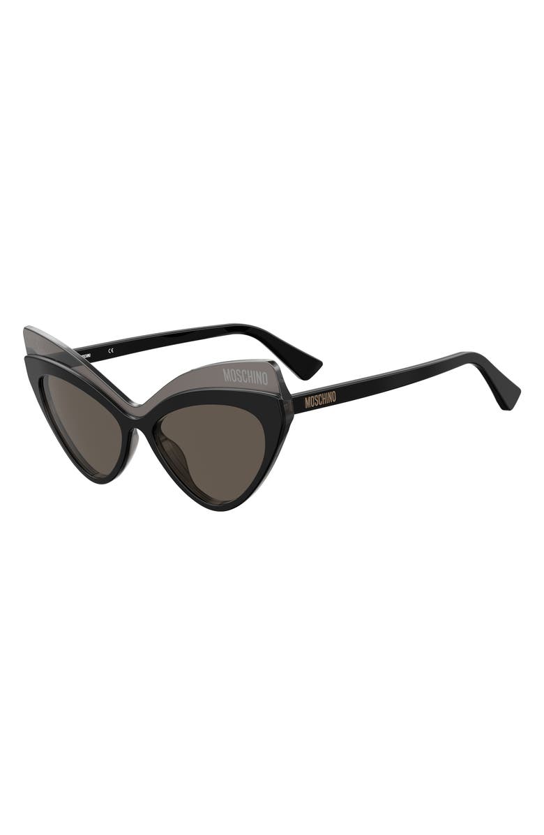 Moschino 54mm Cat Eye Sunglasses, Alternate, color,
